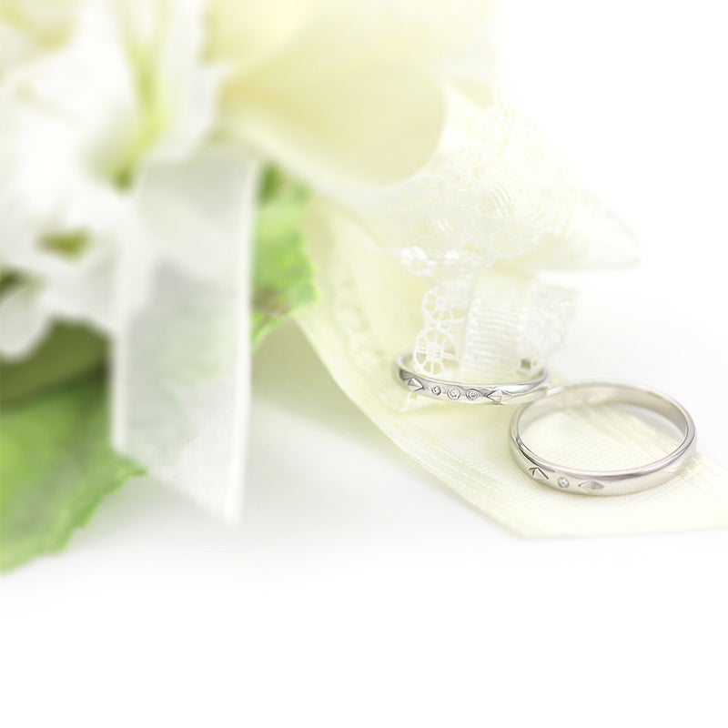 結婚指輪 PertoDeTi ダイヤモンド プラチナ ロゼンジ(ひし形) マリッジリング 【納期：約30日】_09
