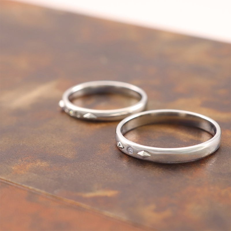 結婚指輪 PertoDeTi ダイヤモンド プラチナ ロゼンジ(ひし形) マリッジリング 【納期：約30日】_15