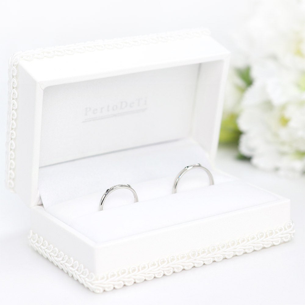 結婚指輪 PertoDeTi ダイヤモンド プラチナ ロゼンジ(ひし形) マリッジリング 【納期：約30日】_18