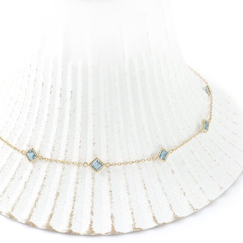 K10YG ブルートパーズ ブレスレット 11月誕生石_03