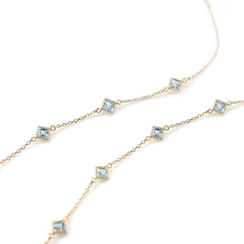 K10YG ブルートパーズ ブレスレット 11月誕生石_09