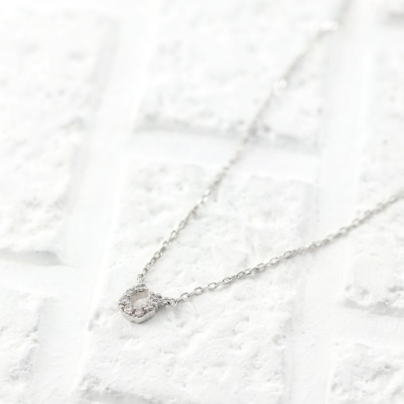 K10WG ダイヤモンド 馬蹄（ホースシュー）ブレスレット_03