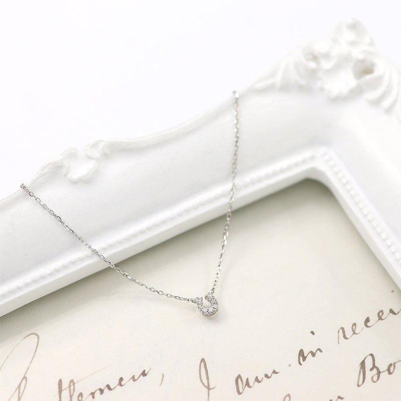 K10WG ダイヤモンド 馬蹄（ホースシュー）ブレスレット_04