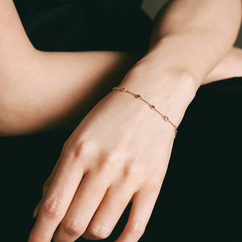 K10YG マルチストーンブレスレット_04