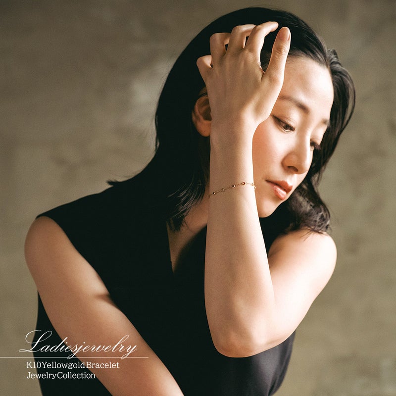 K10YG マルチストーンブレスレット_11