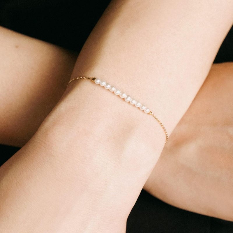 K10YG 淡水真珠 ブレスレット_04