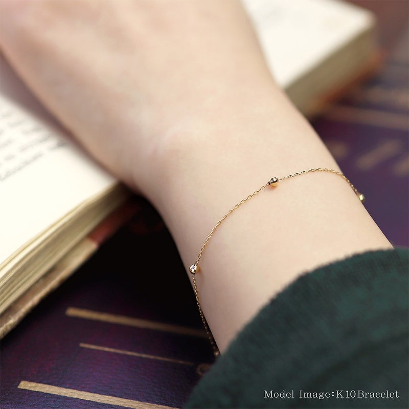 K10YG ステーション ブレスレット_11