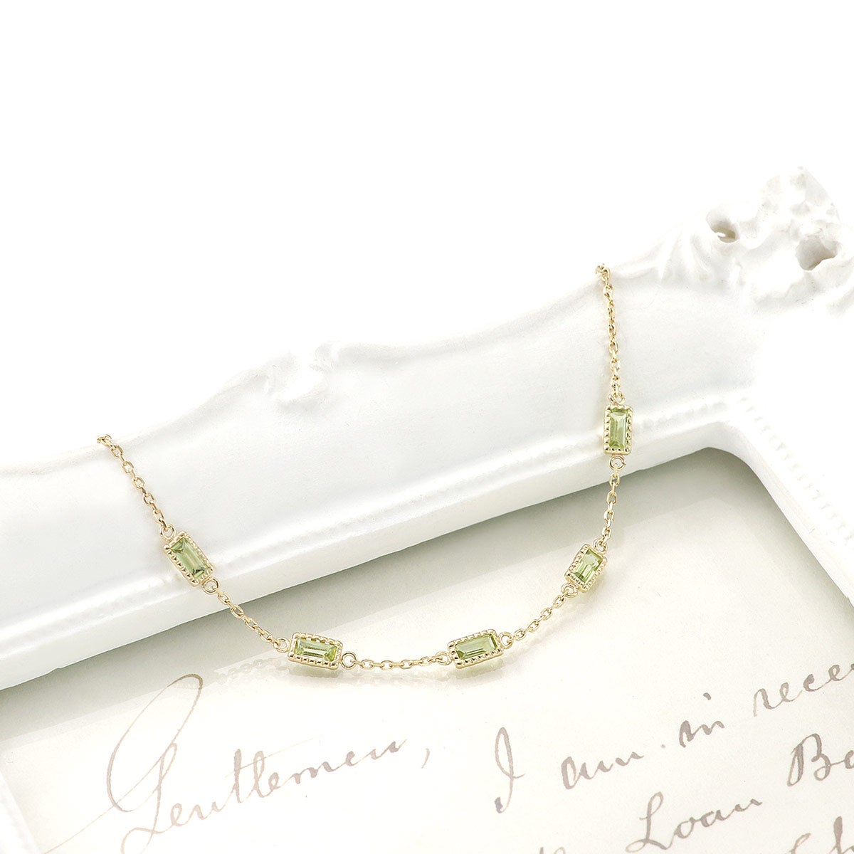 K10YG ペリドット ブレスレット_09