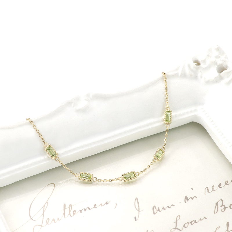 K10YG ペリドット ブレスレット_09