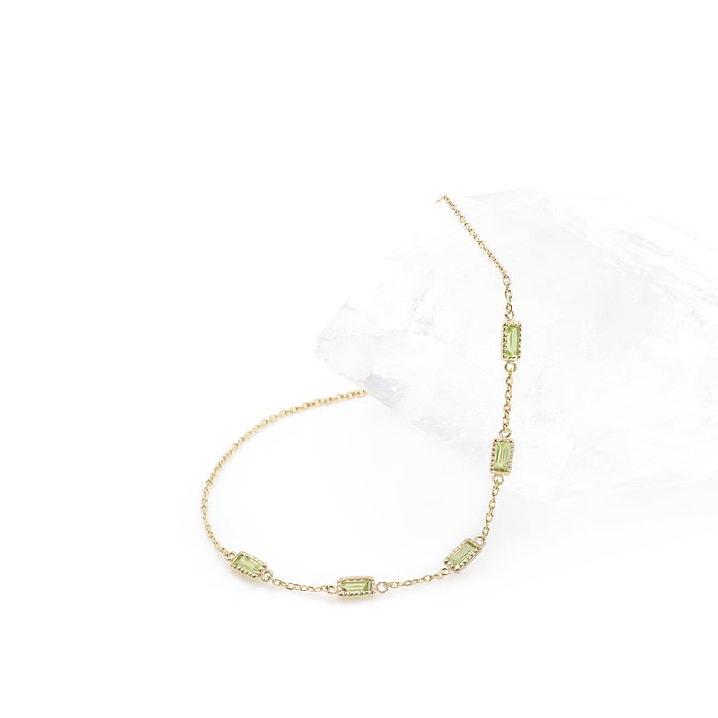 K10YG ペリドット ブレスレット_10