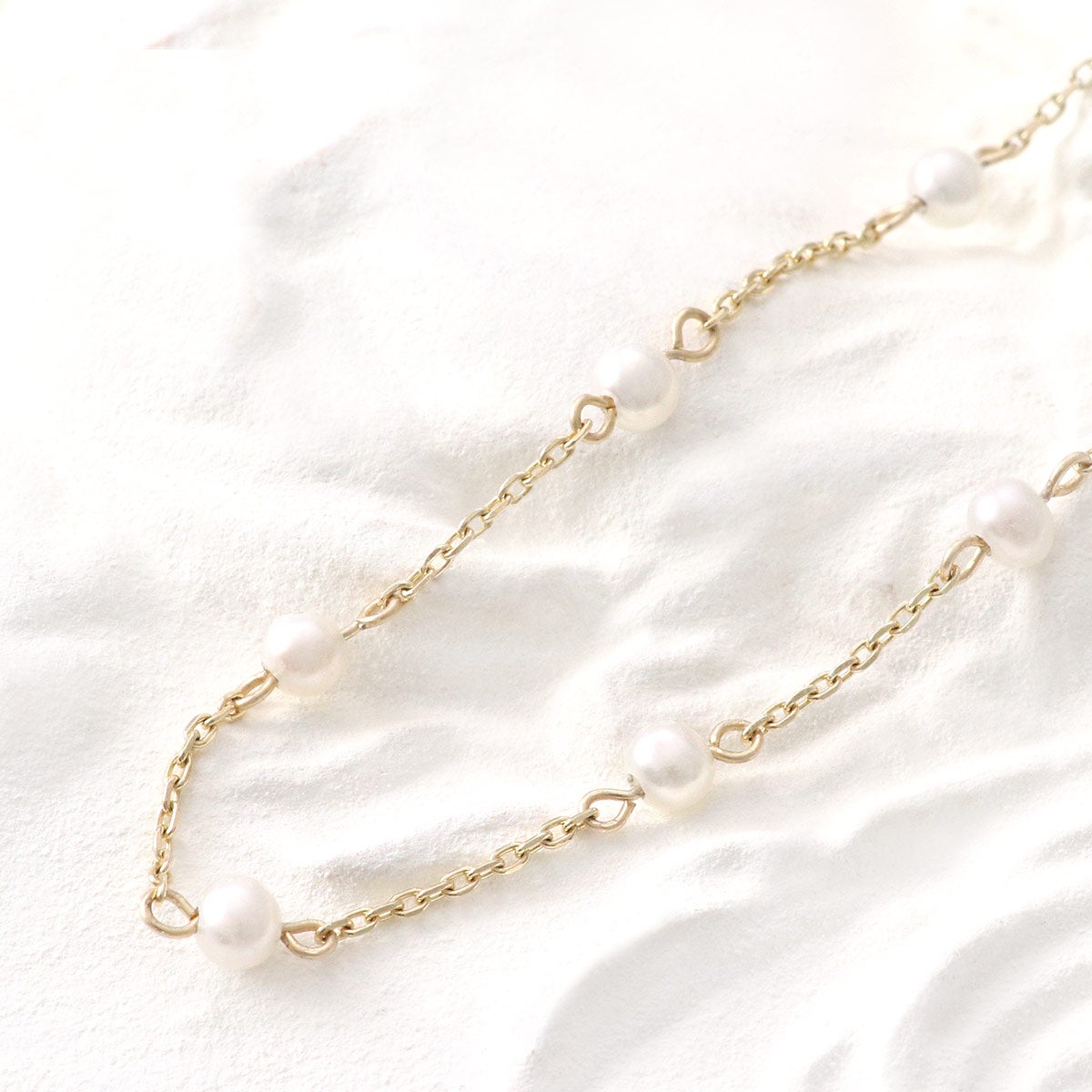 K10YG 淡水真珠＆ターコイズ ブレスレット_02