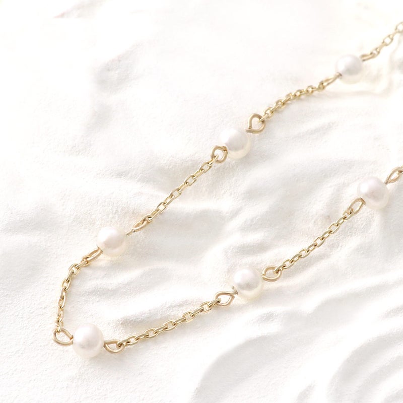 K10YG 淡水真珠＆ターコイズ ブレスレット_02