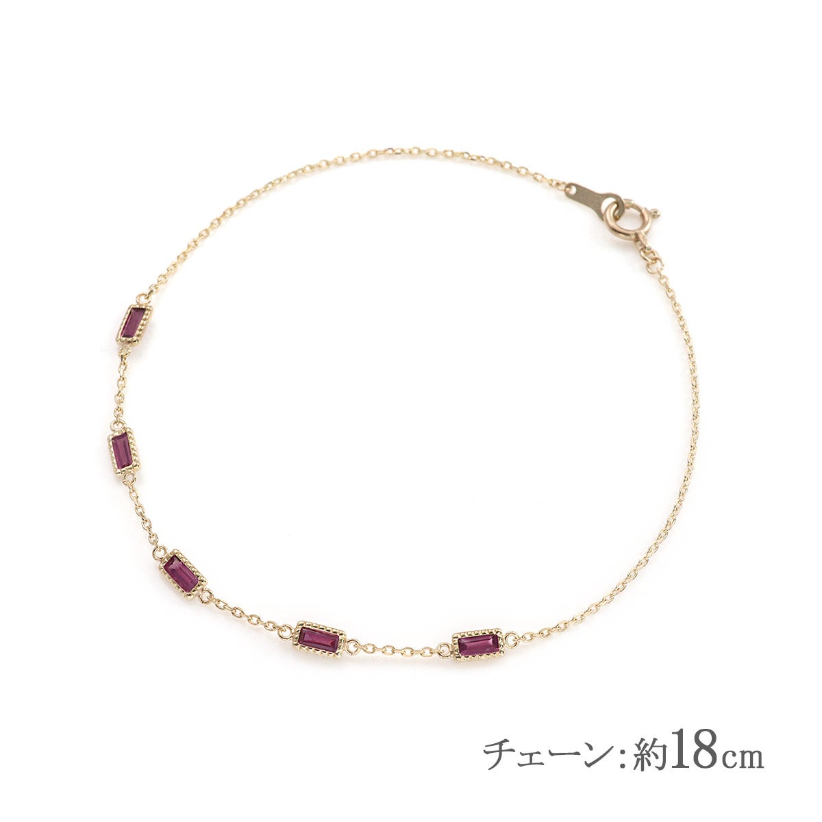 K10YG ロードライトガーネット ブレスレット_05