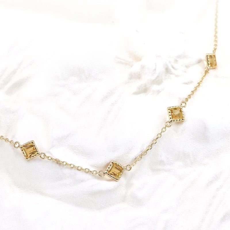 K10YG シトリン ブレスレット 11月誕生石_02