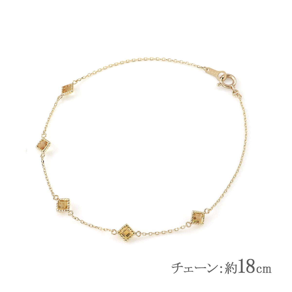 K10YG シトリン ブレスレット 11月誕生石_05