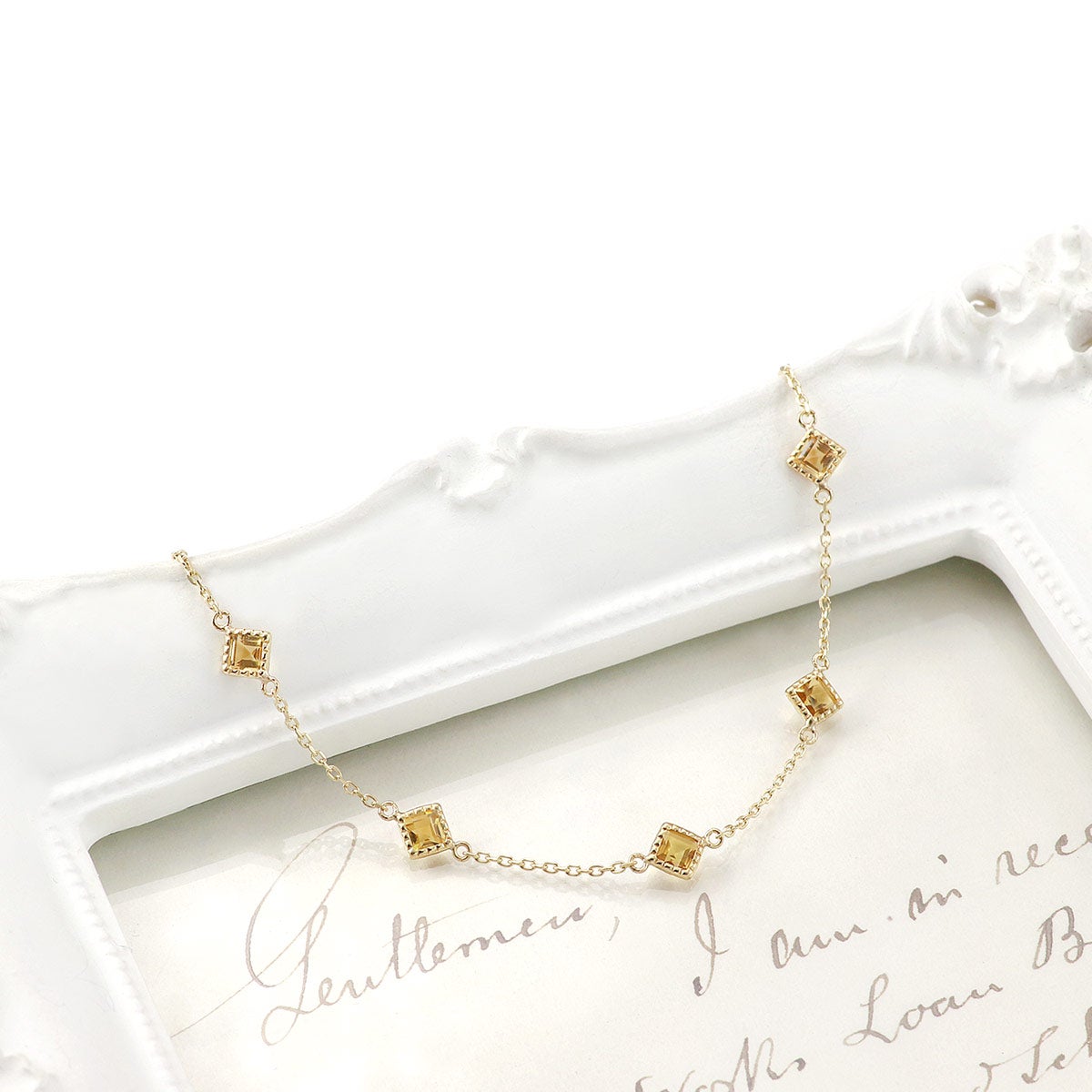 K10YG シトリン ブレスレット 11月誕生石_09