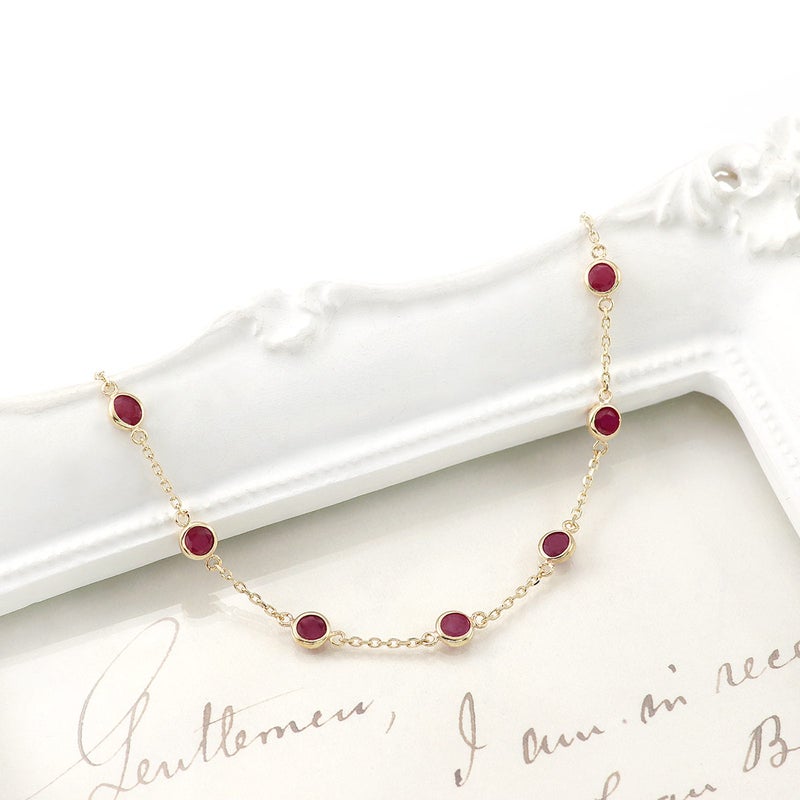 K10YG ルビー ブレスレット_03