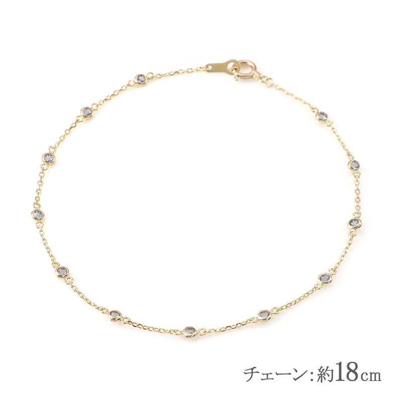 K10YG タンザナイト ブレスレット_05