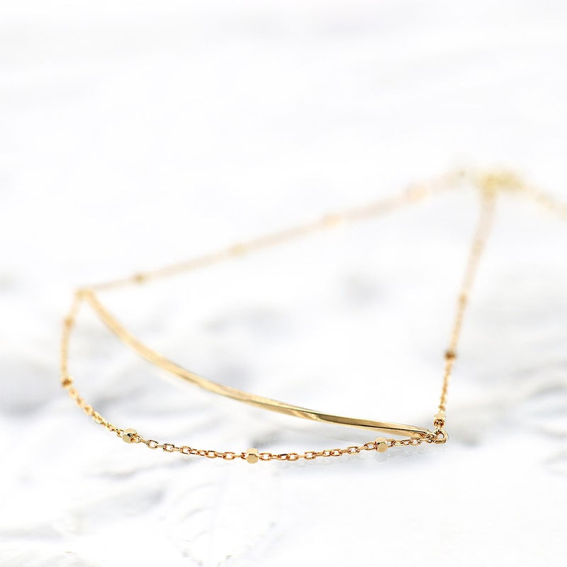 K10YG バーモチーフ ブレスレット_02