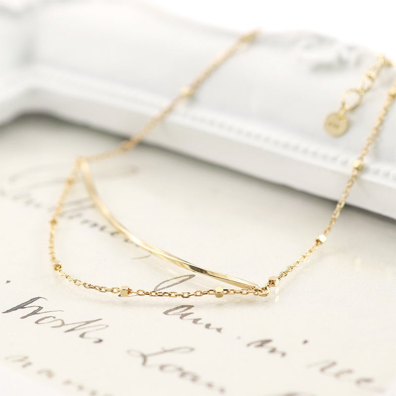 K10YG バーモチーフ ブレスレット_04