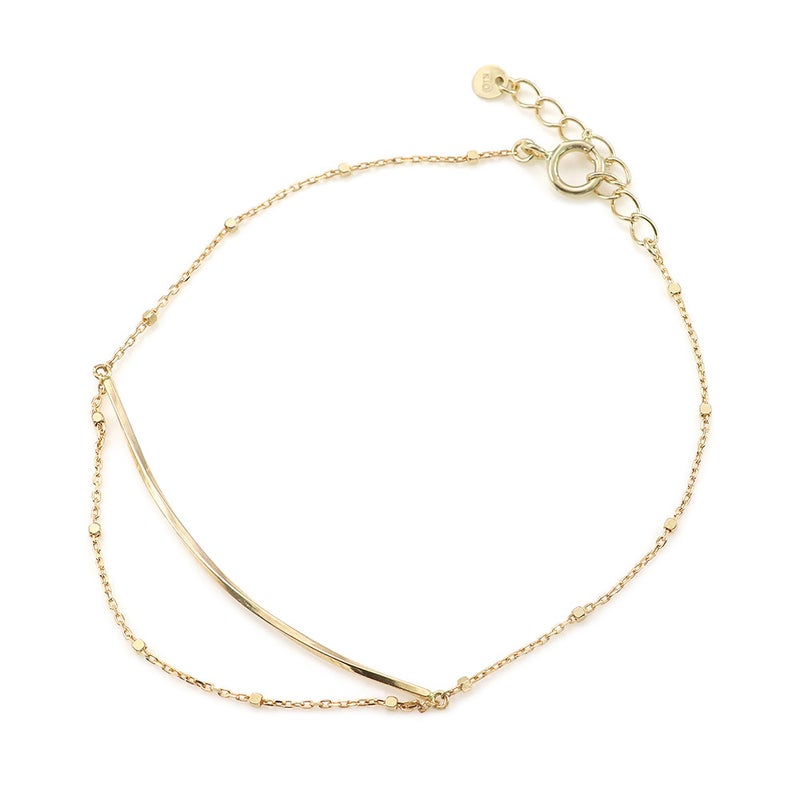 K10YG バーモチーフ ブレスレット_09