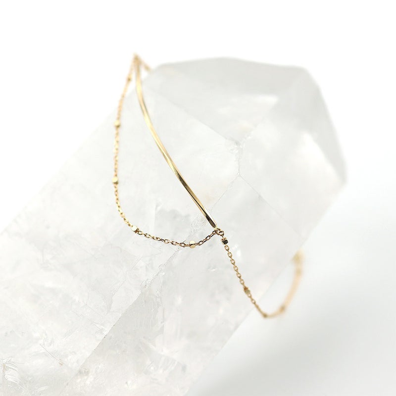 K10YG バーモチーフ ブレスレット_14