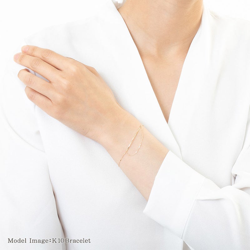 K10YG バーモチーフ ブレスレット_15