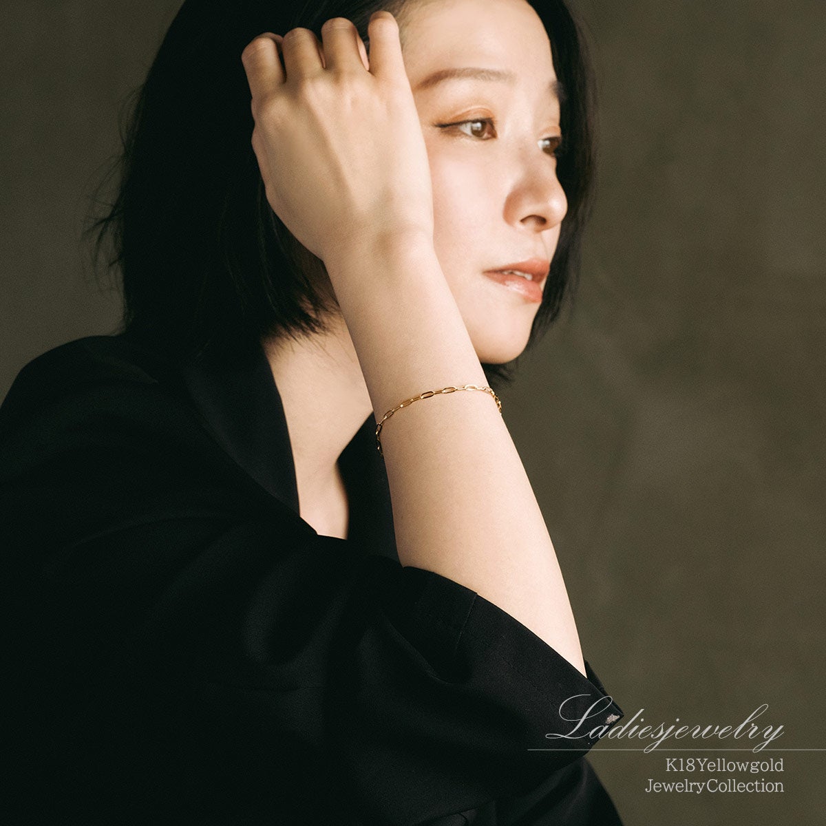 K18YG チェーンブレスレット_14