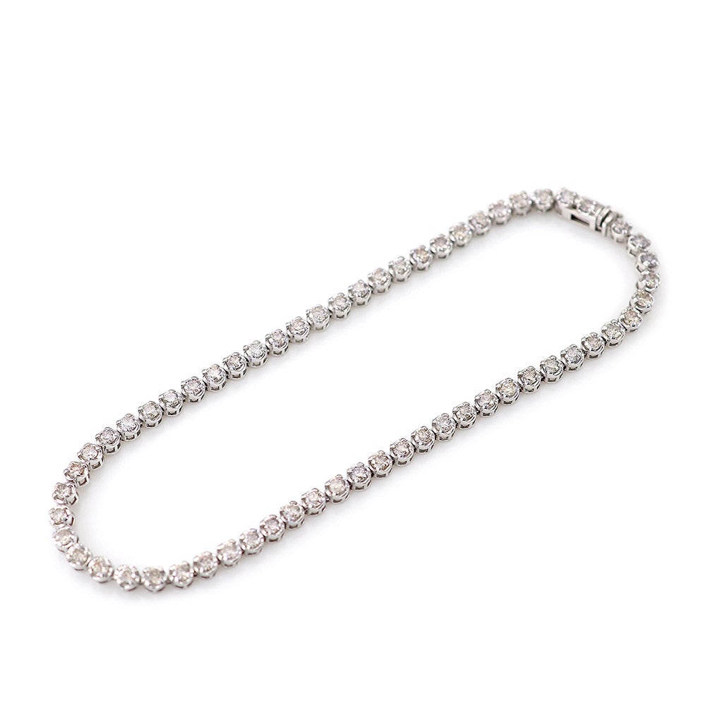 K18WG ダイヤモンド 2.0ct ブレスレット_02