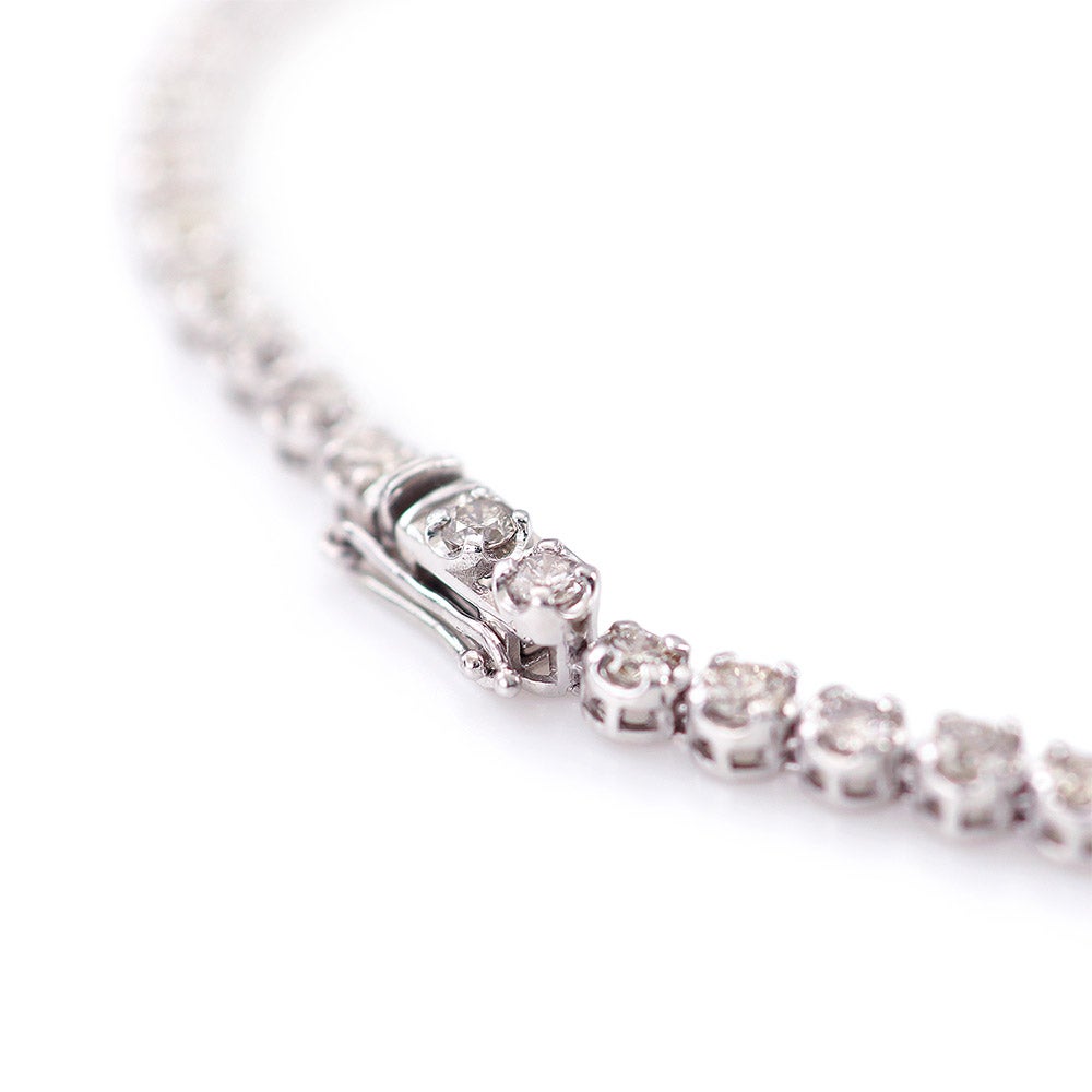 K18WG ダイヤモンド 2.0ct ブレスレット_09