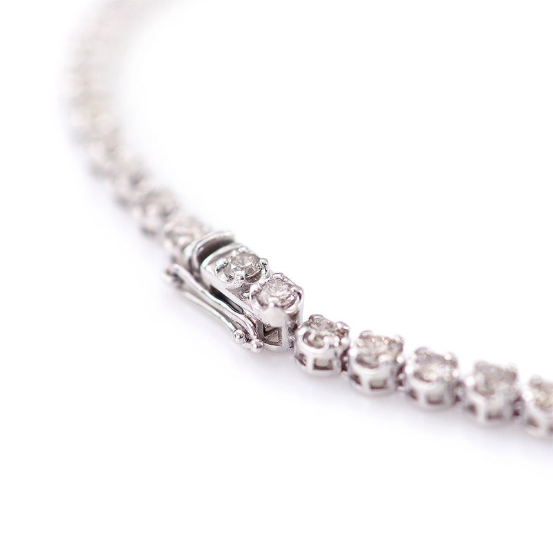 K18WG ダイヤモンド 2.0ct ブレスレット_09