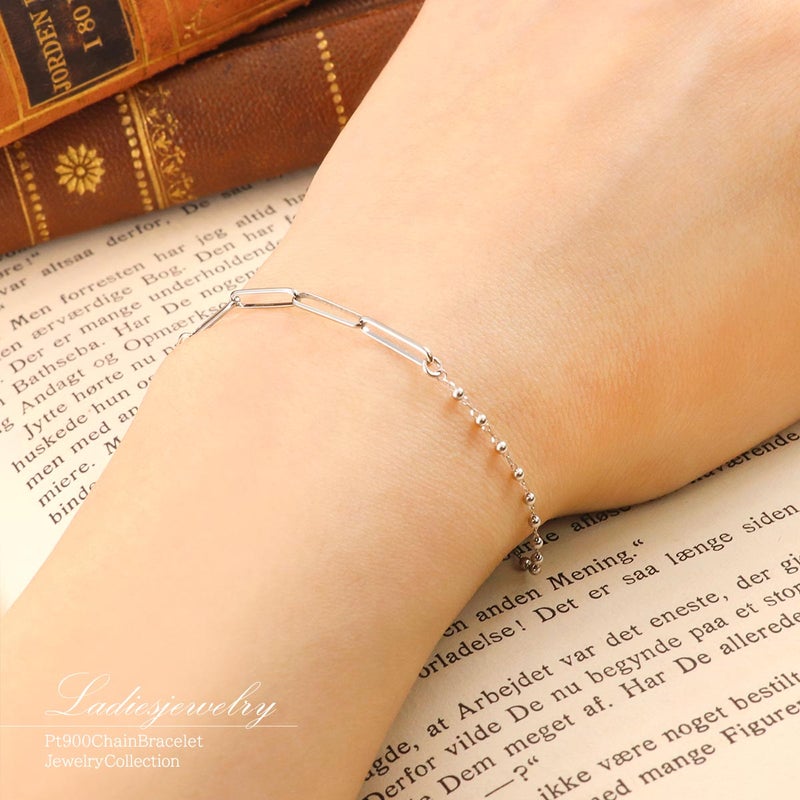 Pt900 チェーン ブレスレット_09