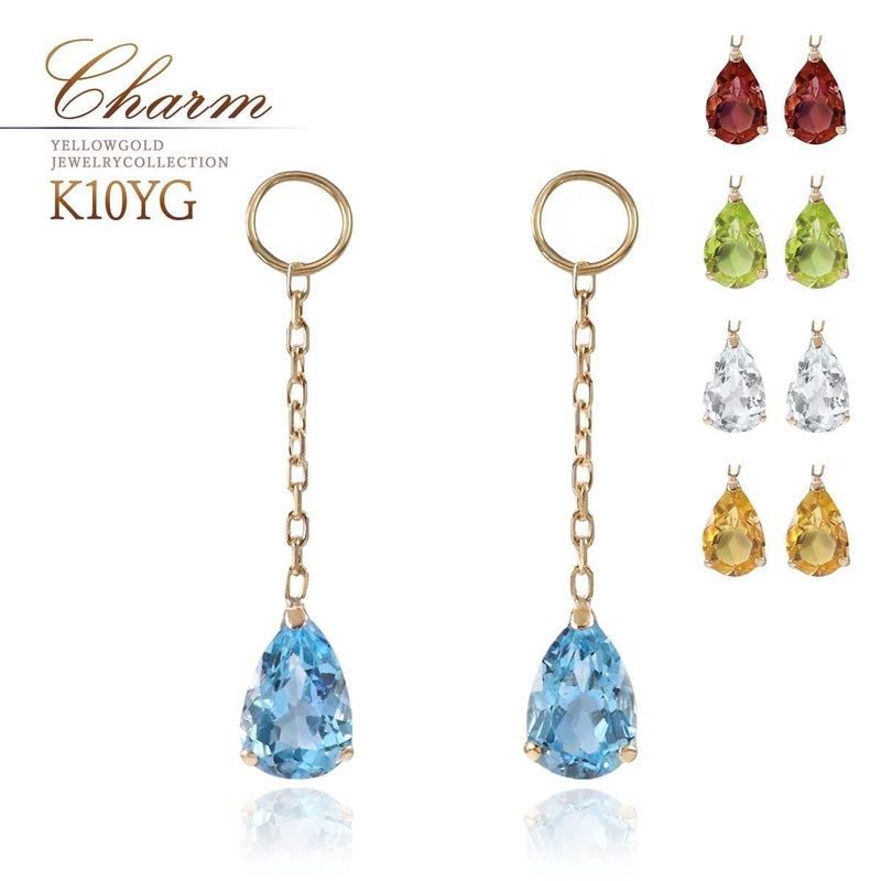 K10YG ティアドロップ チャーム_01