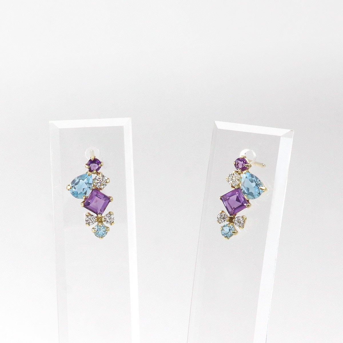 K10YG アメジスト＆ブルートパーズ＆ジルコニアピアス_03