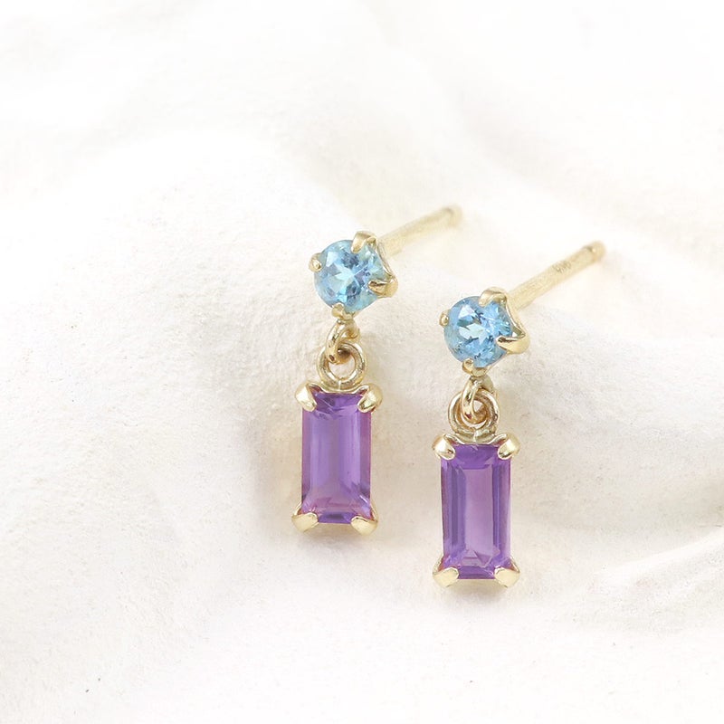 K10YG ブルートパーズ＆アメジストピアス_02