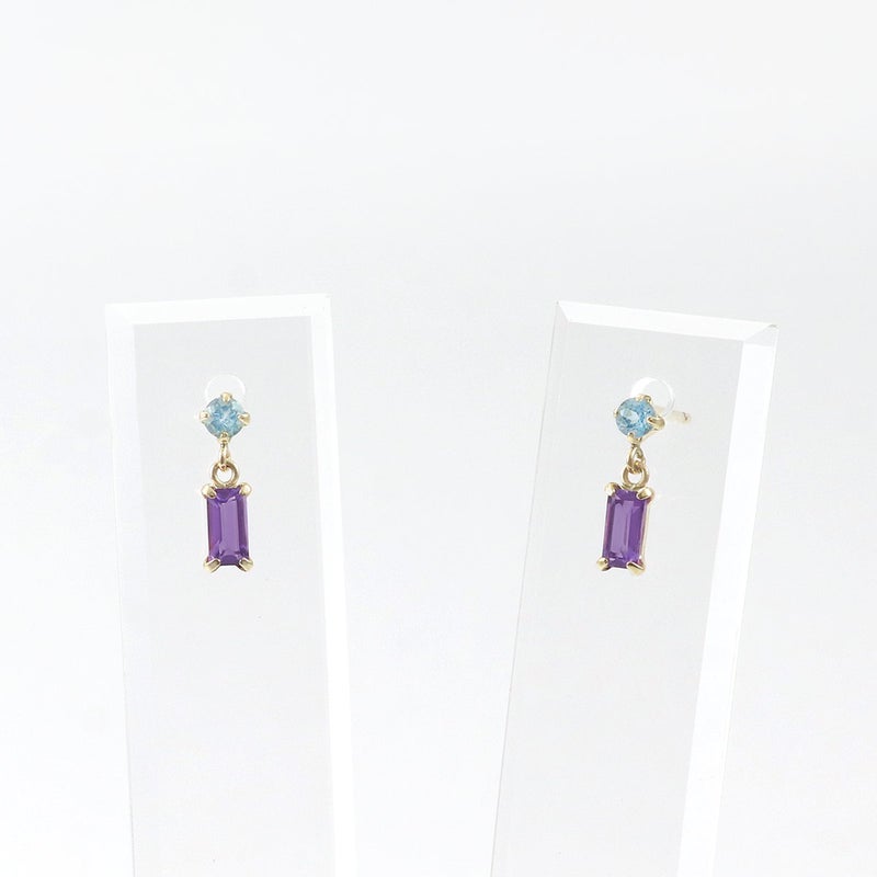 K10YG ブルートパーズ＆アメジストピアス_03