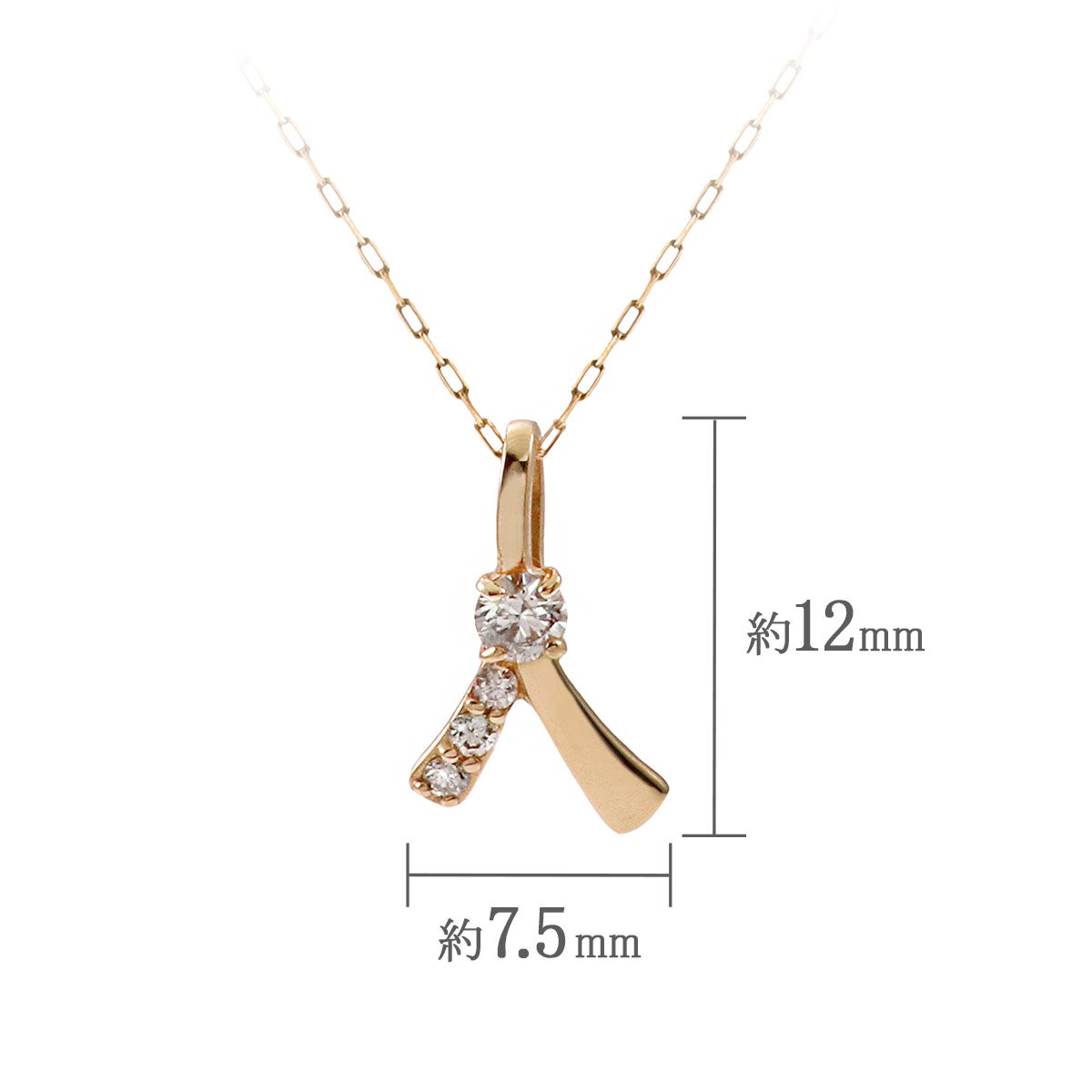 K18PG ダイヤモンド ネックレス_05