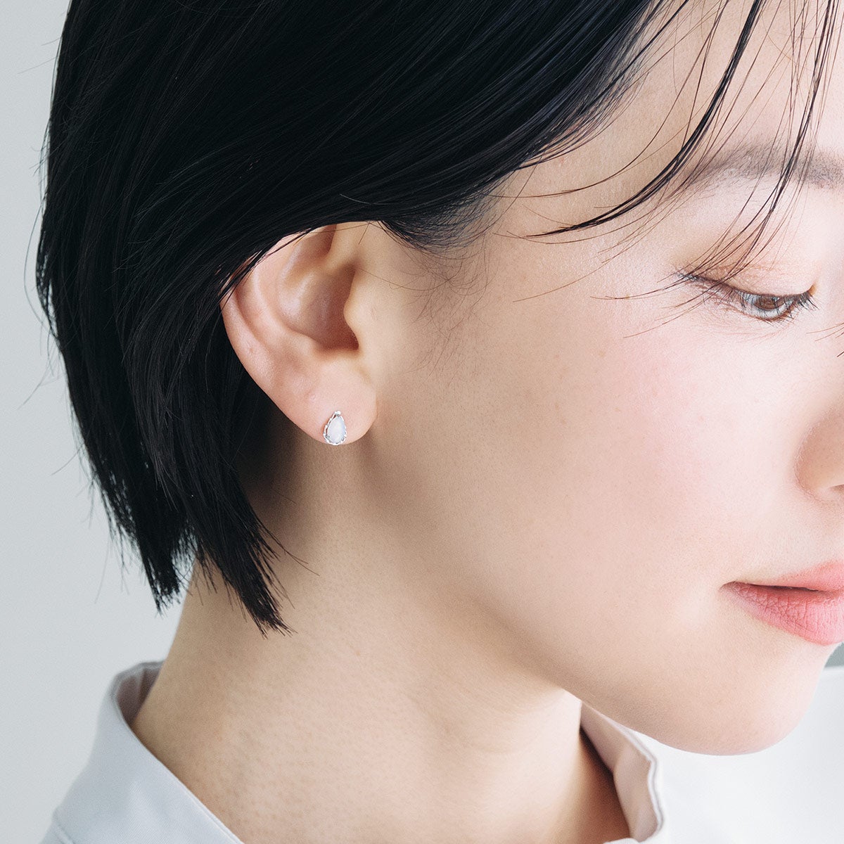 Pt900 オーストラリア産オパールピアス