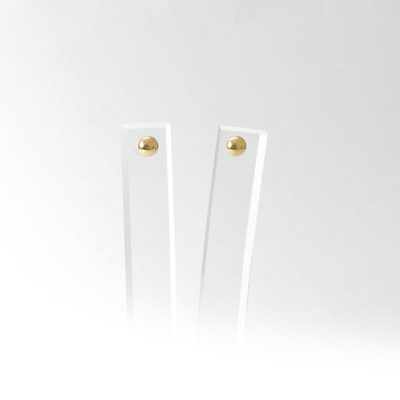 K10YG 5mm 丸玉ピアス